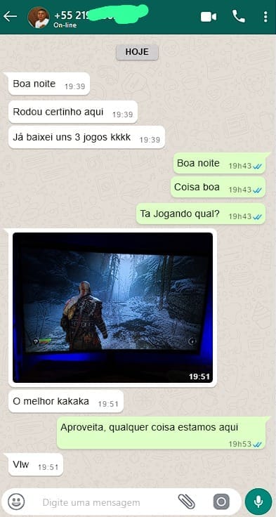 Conversa real de cliente Monarca no WhatsApp