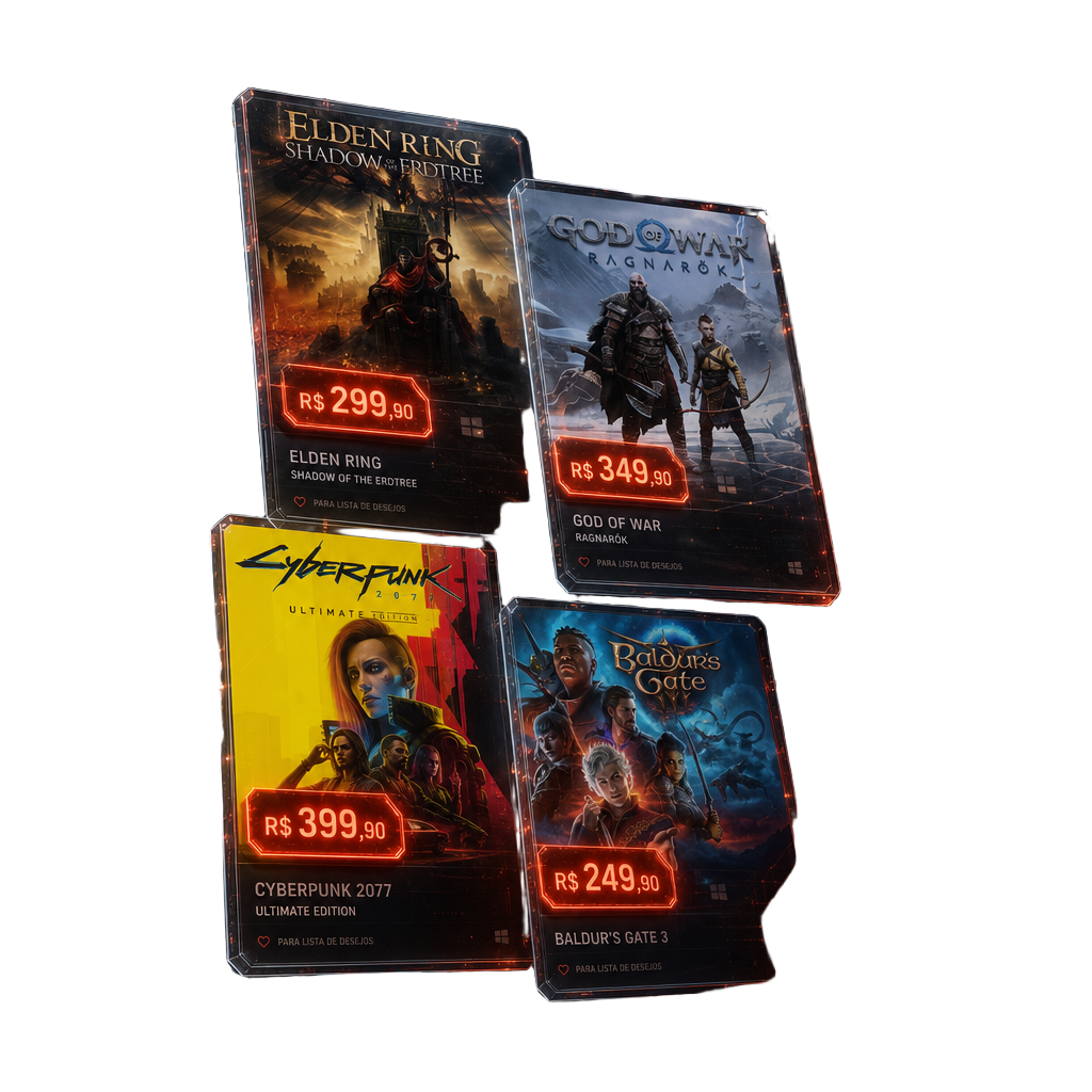 Pilha de jogos AAA com etiquetas de preço elevadas